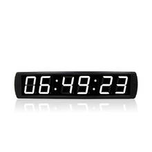 4 дюйма цифровые электронные часы с будильником отсчет таймер обратного таймер, большой светодиодный прожектор, настенные часы с таймером обратного отчета 2024 - купить недорого