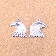 48pcs Charms hawk eagle 21x19mm Antique Pendants,Vintage Tibetan Silver Jewelry,DIY for bracelet necklace 2024 - buy cheap