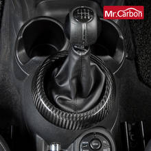 Car Gear Panel Decoration Cover Carbon Fiber Interior Accessories For BMW MINI COOPER S JCW F54 F55 F56 F57 F60 Car Styling 2024 - buy cheap