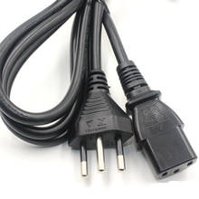 Brazil Swiss 3-Prong AC Power Cord Switzerland 3 pin plug Power Cable 3x075mm 1.8meter 2024 - buy cheap