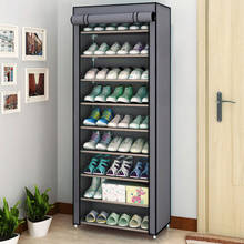 Многослойный пыленепроницаемый шкаф для обуви, комбинированная сборка «сделай сам», стеллаж для хранения обуви, домашние полки, мебель для дома 2024 - купить недорого