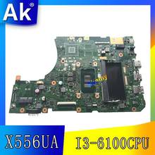 X556ua/x556uj I3-6100CPU com 4 gb ddr3l memória mainboard para asus x556ua x556uj x556u x556ub portátil placa-mãe testado trabalho 2024 - compre barato