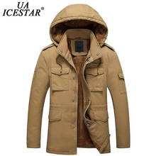 UAICESTAR Winter Jacket Men Washed Cotton Motorcycle Jacket Brand Casual Fashion Thicken Warm Slim Men L-5XL Large Size Clothing 2024 - buy cheap