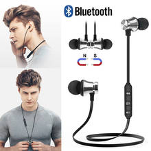 Headset S8 Wireless Magnetic Bluetooth Stereo Bass Music Earpieces With Mic Earphones Sport Headphones For IPhone Samsung Xiaomi 2024 - buy cheap