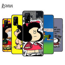 Cartoon Girl Mafalda Silicone Cover For Realme V15 X50 X7 X3 Superzoom Q2 C11 C3 7i 6i 6s 6 Global Pro 5G Phone Case 2024 - buy cheap