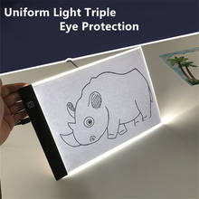Escala stepless três nível pode ser escurecido led luz cópia almofada de desenho placa de rastreamento para pintura diamante luz tablet olho proteger 2024 - compre barato