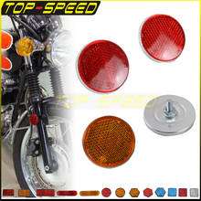 Reflector de seguridad para camión, remolque, autobús, motocicleta, cinta reflectante de advertencia, calcomanías adhesivas, 2 piezas, Reflector de matrícula trasera 2024 - compra barato