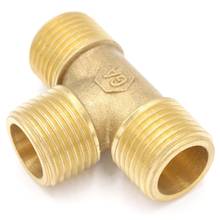 1/2" BSP Equal Male Tee 3 Ways Brass Pipe fitting Connector for water fuel gas 2024 - buy cheap