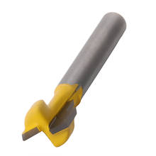 Т-образный резак со стальной ручкой, хвостовик 1/4 дюйма, 1/2 дюйма, фреза для деревообработки 62KC 2024 - купить недорого