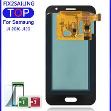 LCD Display Super AMOLED 100% Tested Working Touch Screen Digitizer Assembly For Samsung Galaxy J120F J120M J120H J120 2016 2024 - buy cheap