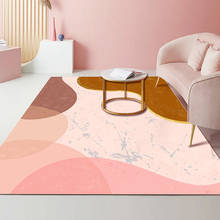 Pink Nordic Geometric Carpets for Living Room Home Decoration Rug Bedroom Hallway Non Slip Mat Modern Doormats Lounge Big Carpet 2024 - buy cheap