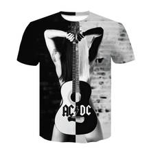Camiseta estampada en 3D para hombre y mujer, ropa Sexy de manga corta, estilo Hip-hop, color negro, novedad de verano 2021 2024 - compra barato