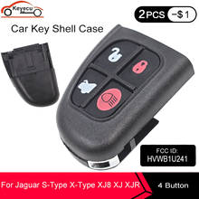 KEYECU for Jaguar X-type S-type XJ XJ8 XJR 2001 2002 2003 2004 2005 2006 2007 2008 Car Remote Key Shell Case Fob Housing Cover 2024 - buy cheap