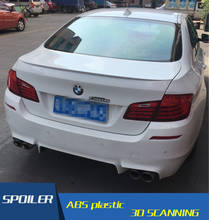 For BMW F10 F18 Spoiler ABS Material Car Rear Wing Primer Color Rear Spoiler For BMW M5 520i 528i 535i 530i 525i F10 F18 Spoiler 2024 - buy cheap