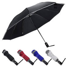 Inverted Umbrella Compact Windproof Collapsible 10 Ribs Auto Open & Close Folding Small Travel Reverse Umbrella 2024 - buy cheap