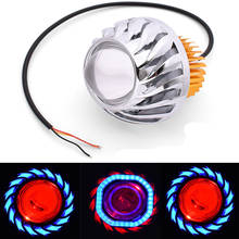 1pc motocicleta led farol redondo anjo olhos ponto luz de nevoeiro para bmw c600 c650 esporte c650gt c400gt s1000rr s1000xr 2024 - compre barato