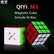 QiYi MS Series 3x3x3 Magnetic Magic Speed Cube Stickerless Professional Magnets Puzzle Cubes Education Toys For Children Adults 2024 - buy cheap