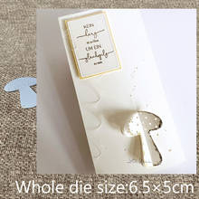 XLDesign Craft Metal Cutting Dies stencil mold 3D mushroom decoration scrapbook Album Paper Card Craft Embossing die cuts 2024 - buy cheap