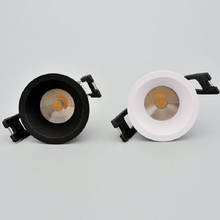 Миниатюрный светодиодный светильник с COB матрицей, 5 Вт, круглая утопленная лампа, 110 В, 220 В, 230 В, 240 в, светодиодная лампа для спальни, кухни, комнатное светодиодное точечное освещение 2024 - купить недорого
