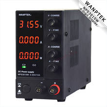 Power supply Mini wanptek NPS3010W DC power supply 4-digit display Adjustable 0-30V 0-10A Laboratory Power Supply For Phone PC 2024 - buy cheap