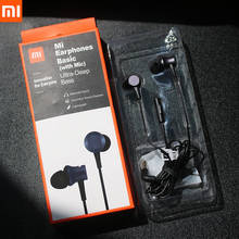 Original Xiaomi Piston 3 Earphone Wired 3.5MM In-ear Sport Headphone with Mic Bass Headset For mi note 10 pro redmi huawei oppo 2024 - buy cheap