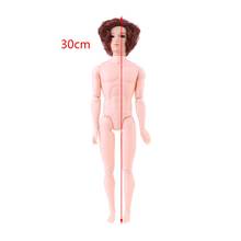 30cm 12 Moveable Jointed Nude Naked Dolls Doll Body Brown Hair for Ken Boy Male 2024 - buy cheap