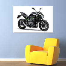 Стены искусства Kawasaki Z900 ABS супер велосипед постер печать на холсте в рамке картины для декора гостиной 2024 - купить недорого