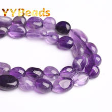 6x8mm Natural Amethysts Irregular Purple Crystal Beads Loose Charms Beads For Jewelry Making DIY Bracelets For Women Accessories 2024 - buy cheap