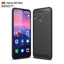 For Huawei Honor 8X Max Case Shockproof TPU Silicone Brushed Anti-knock Case For Huawei Honor 8X Max Cover For Honor 8X Max Case 2024 - buy cheap