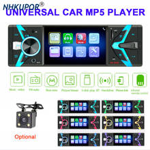 Universal 1 Din Car Multimedia Player MP5 FM Radio Stereo Support Hands-Free Bluetooth Mirror Link USB SD AUX Reversing Camera 2024 - buy cheap