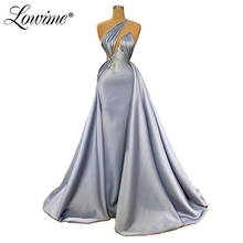 Вечернее платье на одно плечо, элегантное платье в Дубае, арабское платье для свадебной вечеринки, платье для выпускного вечера на Среднем Востоке, Robe De Soiree 2020 Couture 2024 - купить недорого