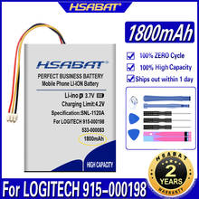 HSABAT-Batería Para LOGITECH 533-000083, 533-000084, 1800mAh, 915-000198, Harmony Touch Ultimate 1209 2024 - compra barato