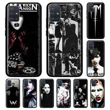 Marilyn Manson Case For Samsung Galaxy A71 A51 M30s M51 A41 A31 A21s A11 A01 M31 M21 Black Capa Tpu Phone Shell 2024 - buy cheap