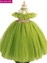 Free shipping Flower Girls Dresses for Party and Wedding  Dress Elegant  Girls Dress Long 2024 - buy cheap