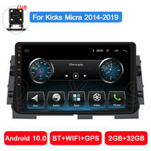 Android 10 Multimedia Stereo 2+32G Touchscreen For NIissan Kicks Micra 2014-2019 BT GPS Wifi Radio Audio Video Player Head Unit 2024 - buy cheap