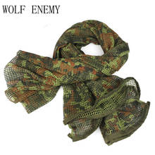 High Quality Multi Tactical Camouflage Scarf Army Scarf Veil Sniper Cover Neckerchief Hiking Scarves 2024 - buy cheap