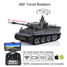 1/16 Heng Long 7.0 FPV Tiger I RC Tank 3818 360 Turret Barrel Recoil TH17256-SMT4 2024 - buy cheap