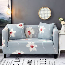 Capa elástica para sofá com estampa floral, sala de estar, moderna, sofá de canto, capa para poltrona, 1/2/3/4 lugares 2024 - compre barato
