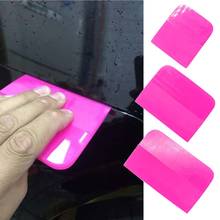 Pink Scraper Soft Rubber Car Window Squeegee Tint Tools Glass Water Wiper Vinyl Wrap Blade Auto Home Office Scraper 2024 - buy cheap