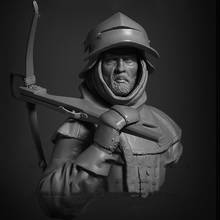 Figura de resina 1/10, busto de hombre guerrero antiguo, modelo sin montar sin pintar, Kit de construcción 2024 - compra barato