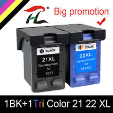 YLC ink cartridge Replacement For hp 21 HP21 for HP 21xl Deskjet F380 F2180 F2280 F4180 F4100 F2100 F2200 F300 2024 - buy cheap