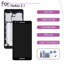 5,5 "для NOKIA 2,1 LCD сенсорный экран дигитайзер сборка для Nokia 2,1 дисплей Замена TA-1080 TA-1084 TA-1086 TA-1092 TA-1093 2024 - купить недорого