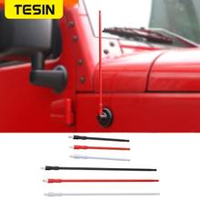 TESIN  Aerials Universial Replacement Metal Radio Antenna Accessories for Jeep Wrangler JL JK 2007+ for Jeep Gladiator JT 2018+ 2024 - buy cheap