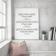 Filip Salmo Jeremias Bible verses Spanishs vinyls wall stickers Christian living room bedroom decorative wall stickers 2024 - buy cheap