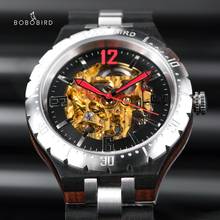 BOBO BIRD Mechanical Watch Men erkek saat Man's Wristwatch addiesdive uhren herren Waterproof stainless steel Christmas Gift 2024 - buy cheap