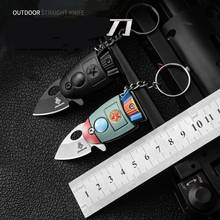 Outdoor portable mini folding knife Key Chain Self defense hiking camping pocket knife Fruit knife 2024 - buy cheap