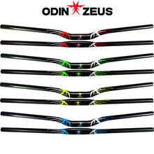 odinzeus Newest Mountain Bicycle Handlebar Flat/Rise MTB Carbon Handlebar Bike Parts 31.8*580/600/620/640/660/680/700/720/740mm 2024 - buy cheap