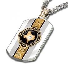 American Texas Pattern Geometric Pendant Necklace Men's Necklace New Fashion Sliding Metal Accessories Party Jewelry 2024 - buy cheap