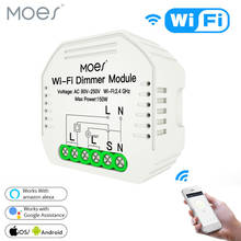 DIY Smart WiFi Light LED Dimmer Switch Smart Life/Tuya APP Remote Control 1/2 Way Switch,Works with Alexa Echo Google Home