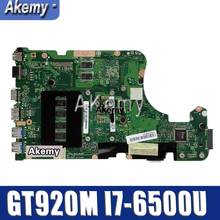 X555UJ материнская плата для ноутбука For Asus X555UJ X555UF X555UQ X555UB X555U F555U A555U K555U GT920M I7-6500U оригинальная материнская плата 2024 - купить недорого